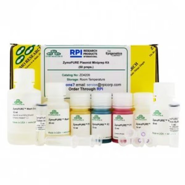 ZymoPURE Plasmid Miniprep Kit, 50 Preps, Zymo Research, Mfr#: ZD4209